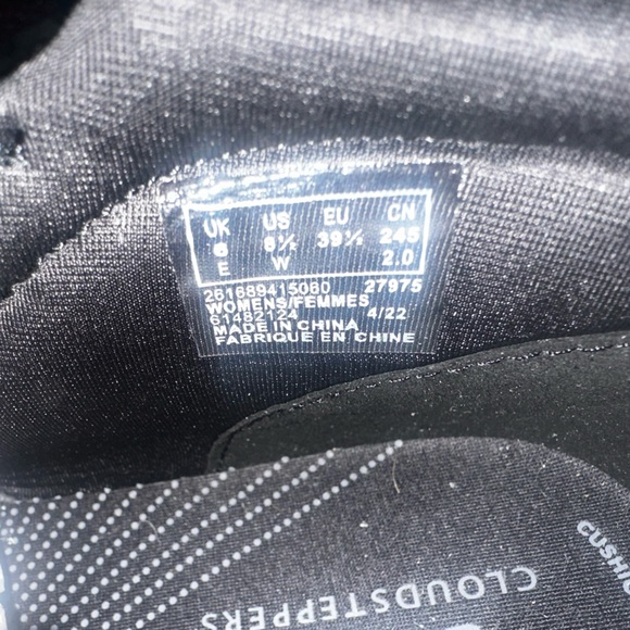 NWT  Clarks Cloudsteppers Casual Booties Breeze Clover Black - Wide - Picture 5 of 5